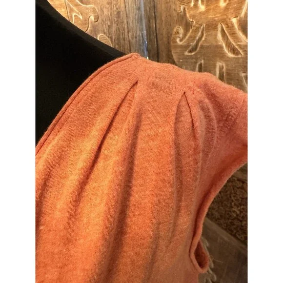 We The Free Dream Wrap Crop Top Blood Orange Wmn's Size M Open Back Sleeveless - Picture 5 of 10
